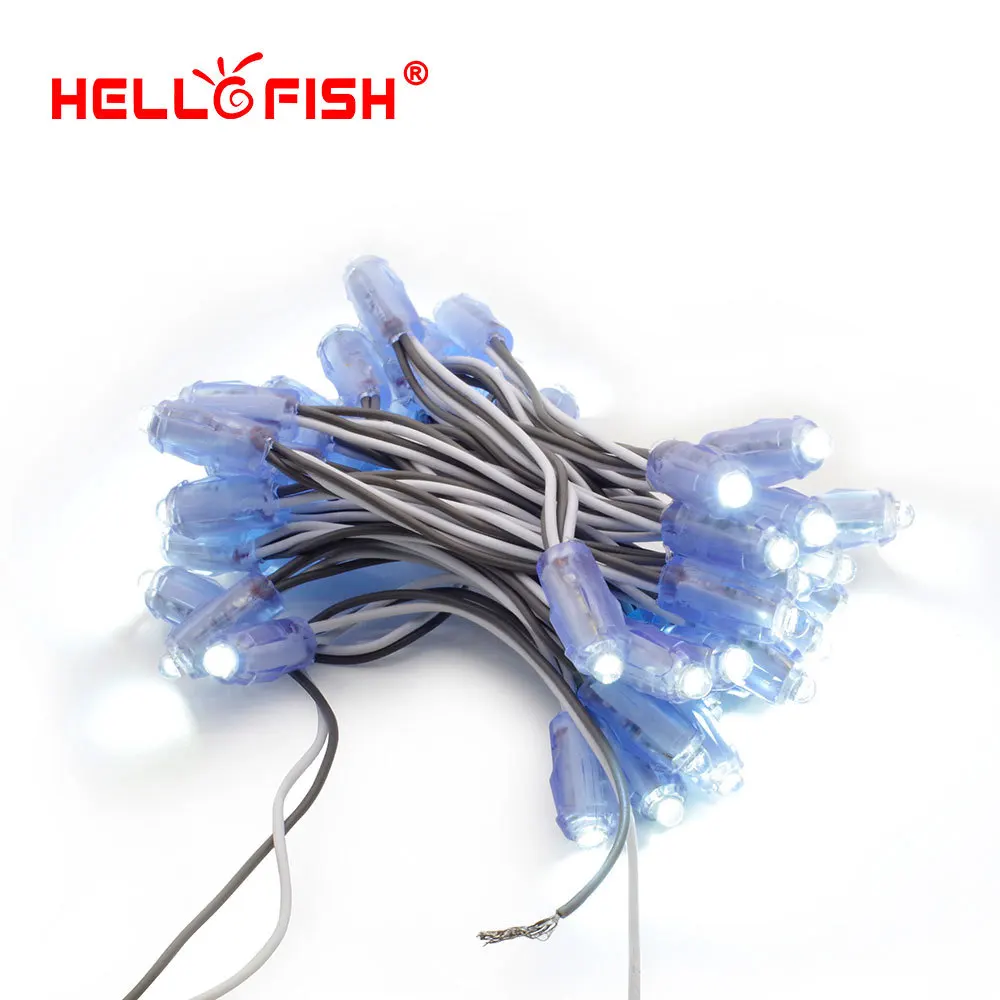 Водонепроницаемые точечные светильники Hello Fish 8 мм 5 в пост. Тока IP65 50 шт./лот |