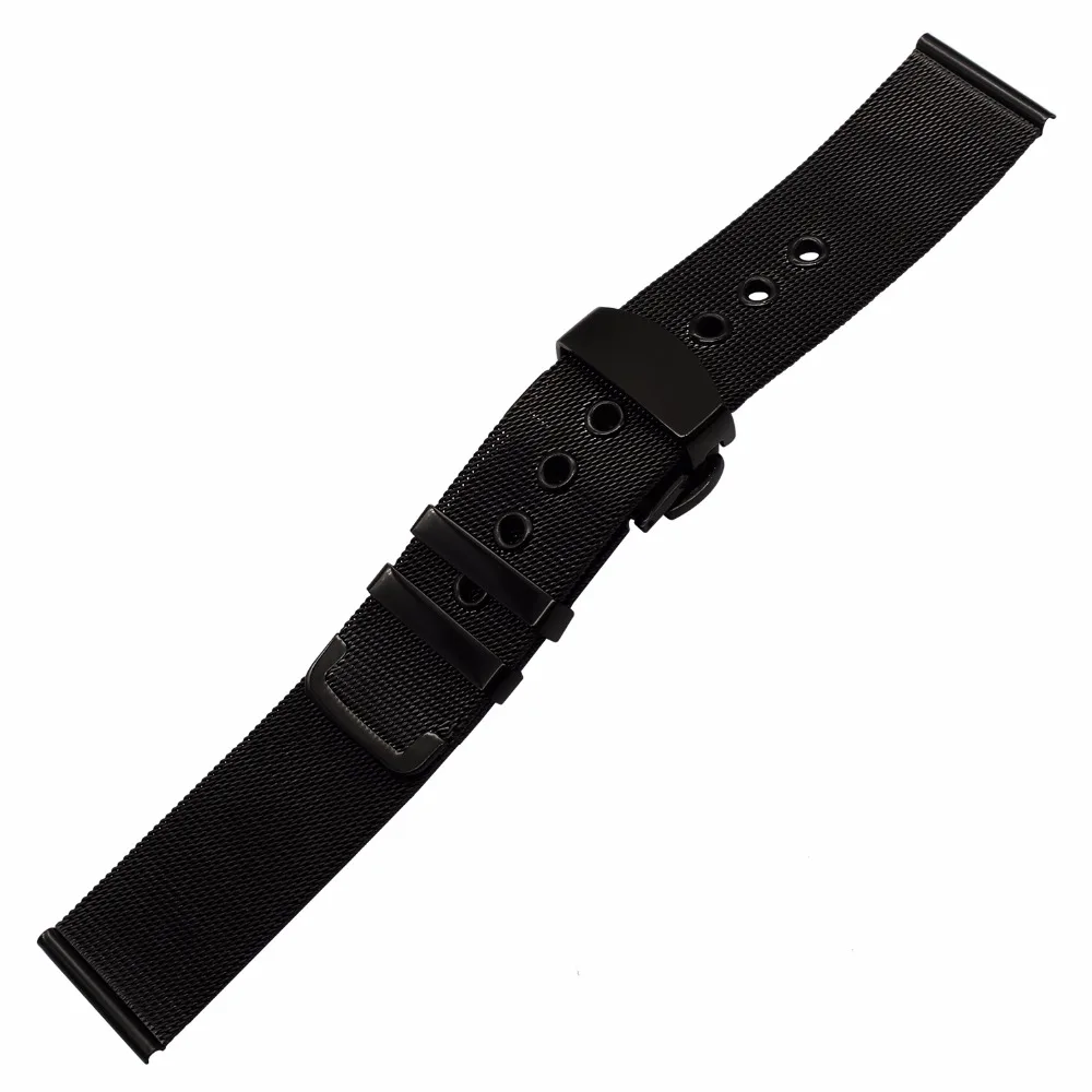Миланский ремешок для часов с бабочкой и пряжкой Samsung Gear S2 Classic R732 R735 Moto 360 2 42 мм