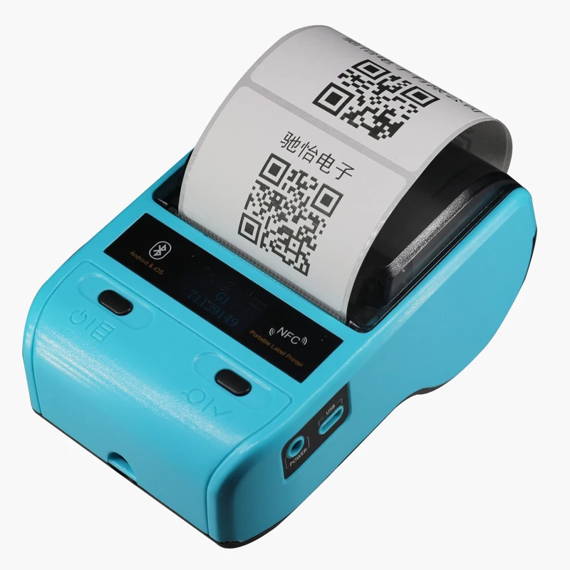 Портативный мини 58 мм Bluetooth 2 0 Android POS чековый термопринтер принтер для купюр
