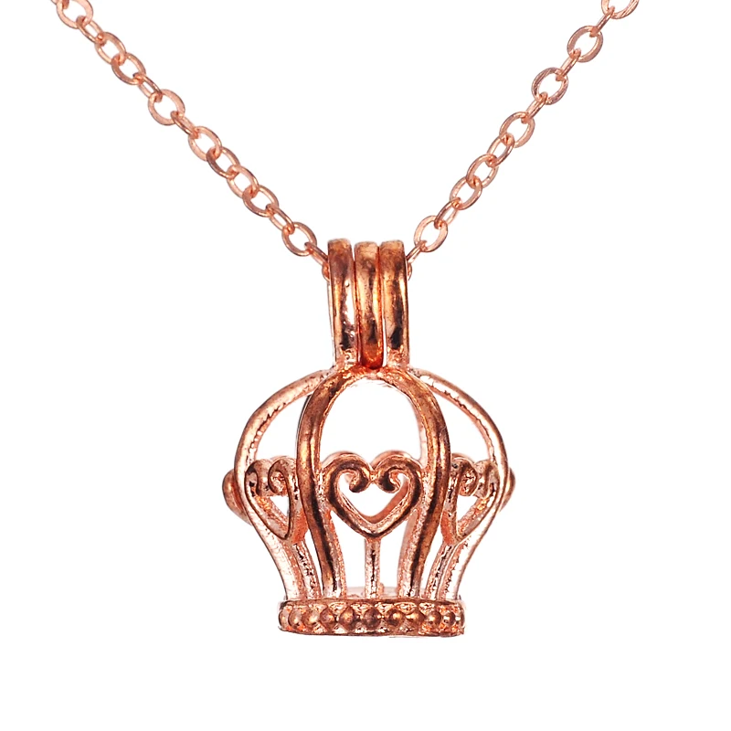 1 unid Free Shipping Box Oil Diffuser Aromatherapy Crown Jewelry Magic Sound Ball Pendant Bracelet Necklace | Украшения и