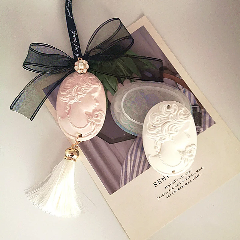 Женская овальная силиконовая форма восковой игры с кулоном элегантный женский