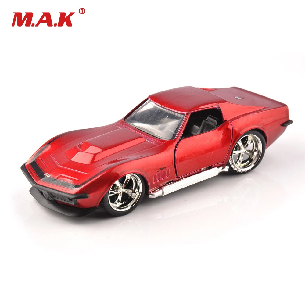 1969 Корвет литье под давлением 1/32-Е моделирование stingray ZL-1 красный классический автомобиль JADA игрушки 9851 коллекция хобби модель детский подарок