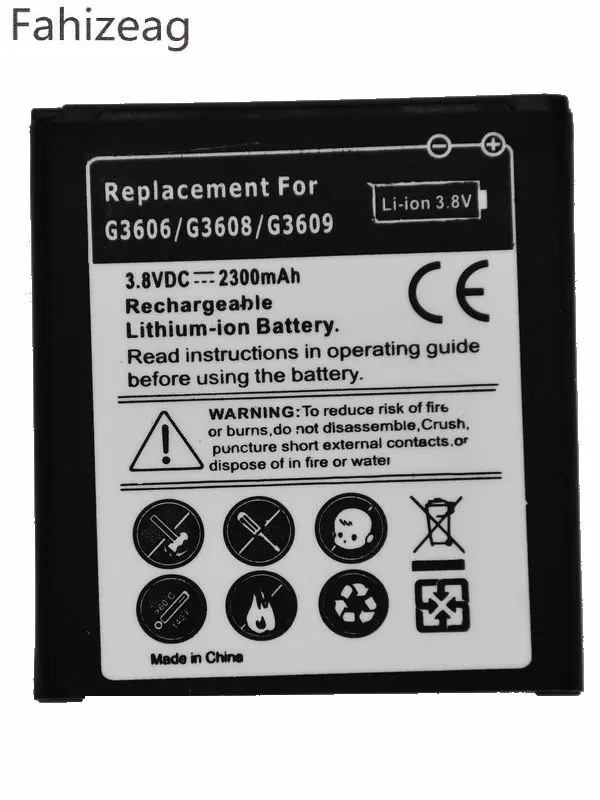 EB-BG360CBC Сменный аккумулятор для телефона Samsung Galaxy G360 G361F G361H G3606 G3608 G3609 G360H/F LTE SM-G3606