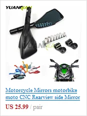 Для Suzuki Katana GSX 600F 750F GSX600F GSX750F 1998 1999-2002 боковые зеркала заднего вида Черный углеродного волокна Аксессуары для мотоциклов