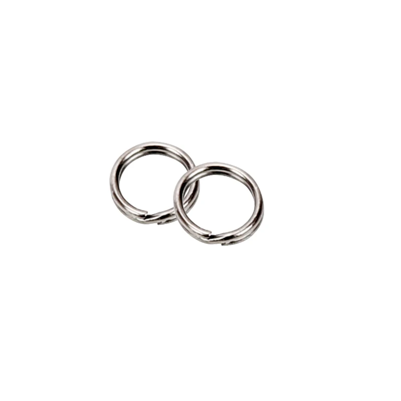 TSURINOYA 40Pcs 4.5mm Stainless Steel Fishing Split Rings for Spinner Double Loop Hooks Connector Accessories | Спорт и развлечения