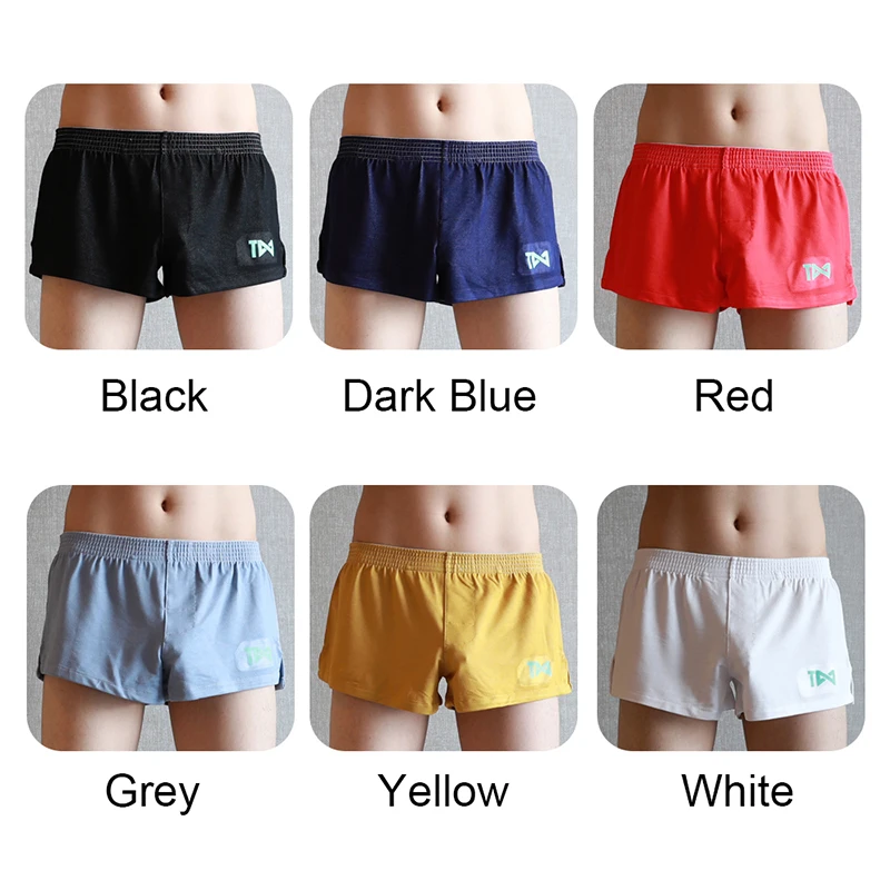 Фирменные хлопковые боксеры 3 шт. мужское комфортное нижнее белье повседневная