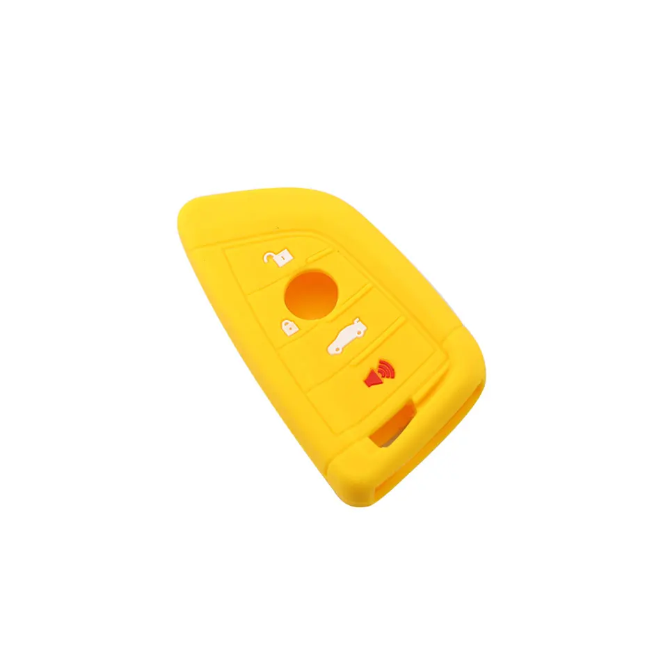 Силиконовый резиновый автомобильный чехол для брелка с ключом держатель