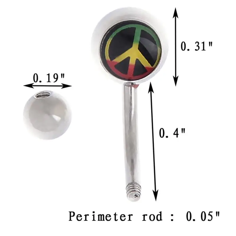 10 шт./лот гвоздики из хирургической стали для пупка Кольца Череп Пламя вишня