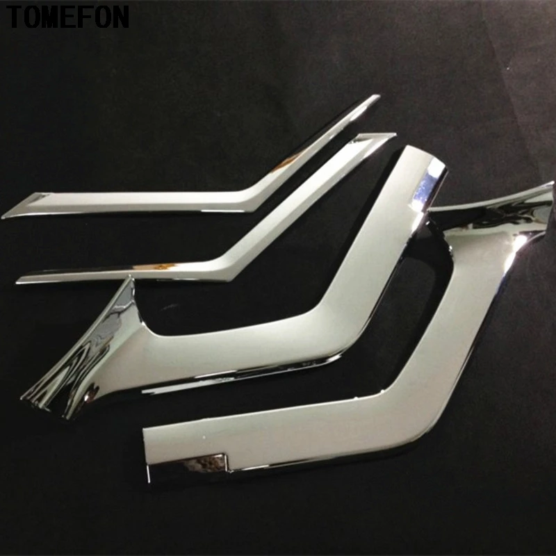 For Nissan X-Trail T32 Rogue 2014 2015 2016 ABS Chrome Front Bumper Grille Grill Cover Trim X Trail XTrail Car Styling 4pcs | Автомобили и
