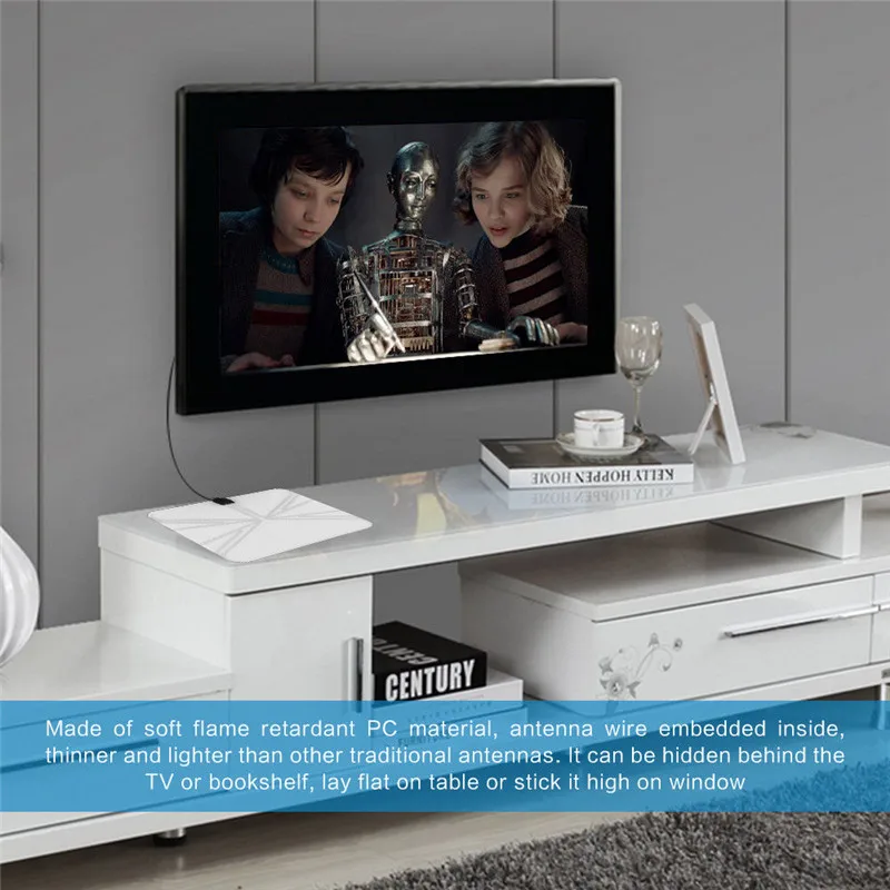 DOITOP Усиленная Внутренняя HD ТВ антенна DVB 20 точек SMA IEC интерфейс наземная цифровая