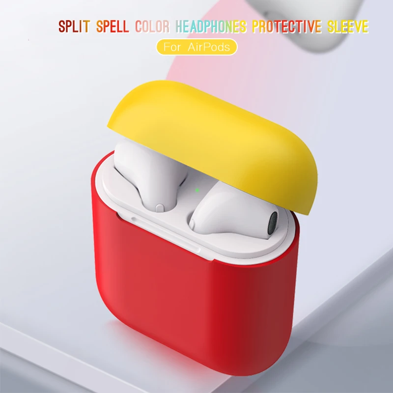 CASPTM раздельные наушники, аксессуары для Apple Airpods 1 2, ультра-тонкая bluetooth-гарнитура, силиконовый чехол, защитный чехол для Airpods