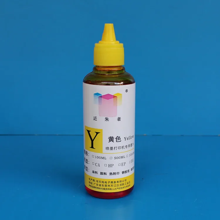 100 мл 4 Цвета Универсальный чернильный набор для заправки чернил струйного