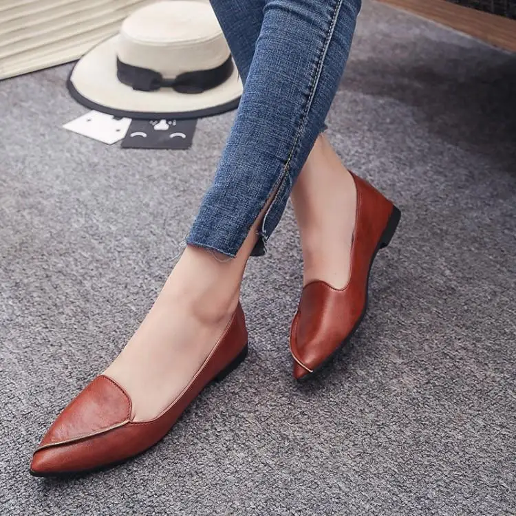 Роскошные женские лоферы из мягкой кожи цвет черный коричневый шикарные