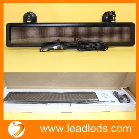 Программируемый USB СВЕТОДИОДНЫЙ Автомобильный дисплей красный светодиодный