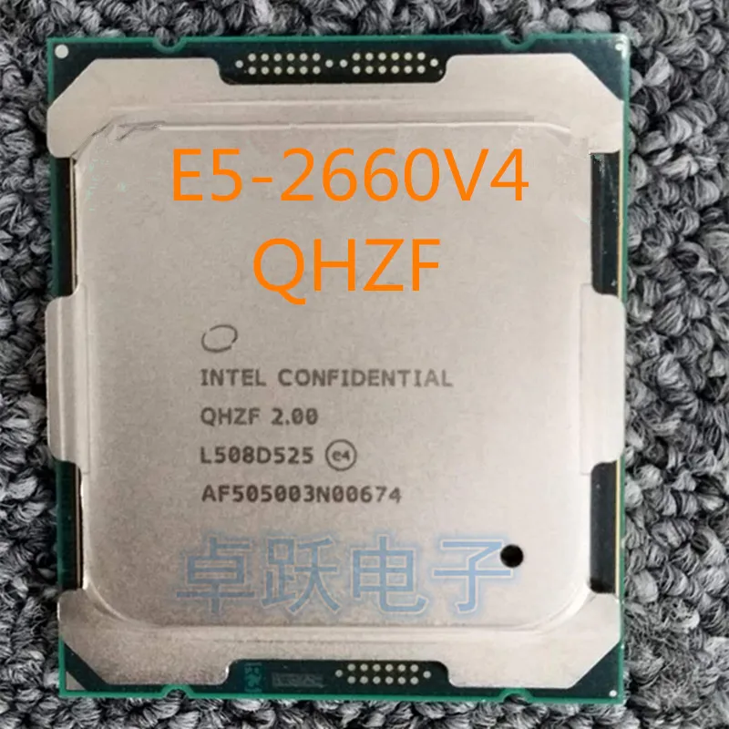 Intel Xeon ES Version QHZF E5 2660V4 2 0 ГГц 14-Cores 35MB 2660 V4 FCLGA2011-3 Бесплатная доставка | Компьютеры и