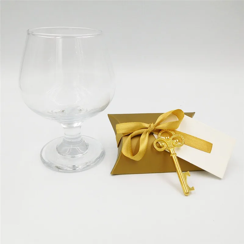 100 X Золотая/Искусственная коробка для конфет с ключом открывалка бутылок Пустая