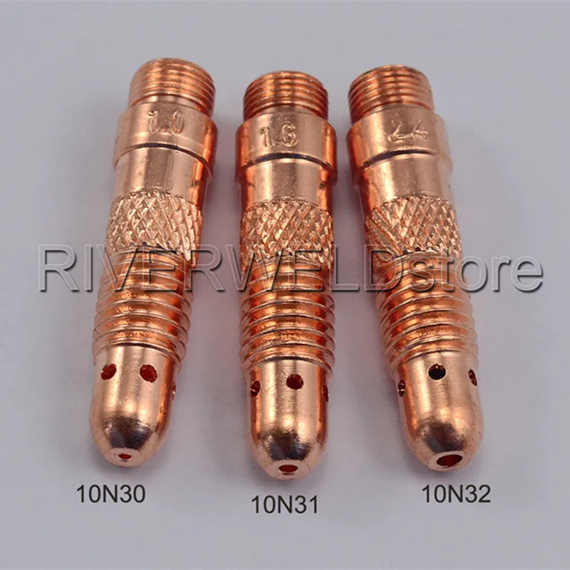 Комплект цанг для горелки TIG 10N30 10N31 10N32 аксессуары SR DB PTA WP 17 18 26 Series 3PK|collet body|tig welding