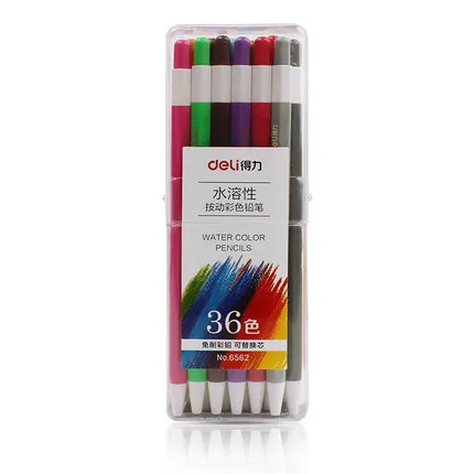 24 colors Для кулинарно-деликатесной продукции 1 шт Пастель цветные карандаши 12/24/36 цветов может изменить для заправки зажигалок водорастворимые пластиковый механические карандаши школьные принадлежности - Цвет: 24 colors