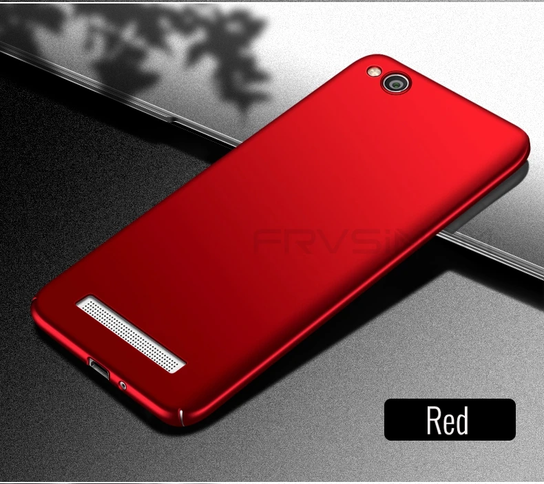 Тонкие Чехлы Frvsimem для XiaoMi RedMi 4A 4X 5A Note 4, глобальная версия, красные Mi 4X Pro Prime, модные Матовые чехлы для телефонов из ПК