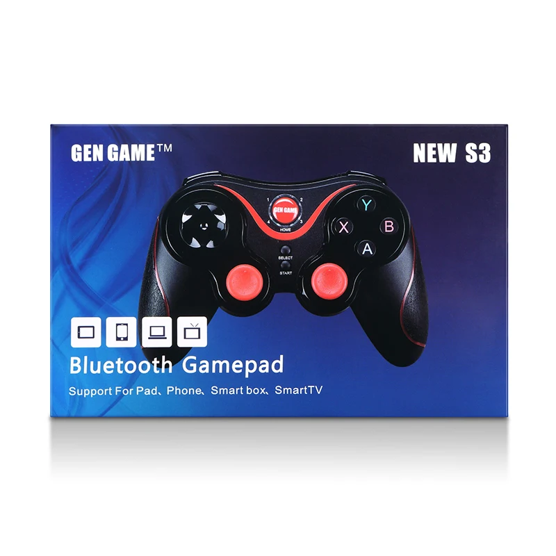 Беспроводной 3 0 Bluetooth геймпад пульт дистанционного управления Джойстик ПК