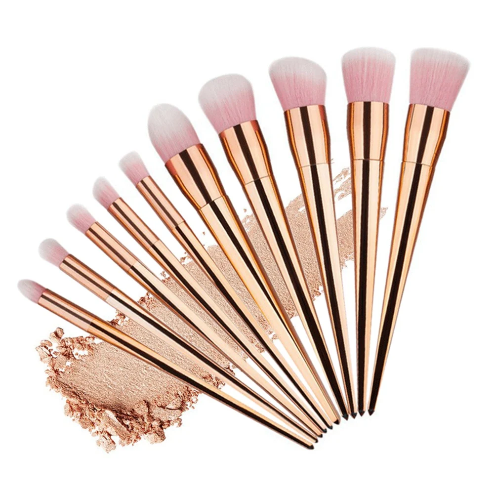 10 шт. роскошные женские Модные кисточки Pro Тени для век основа макияжа Румяна