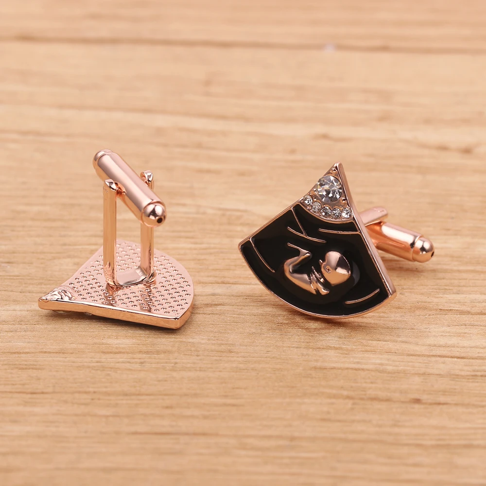 Модные медицинские B-mode запонки в форме беременности Маленькая детская манжета