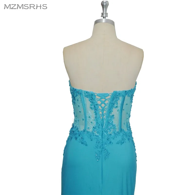 2018 новый Фантастический кружевной топ длинное платье для выпускного вечера