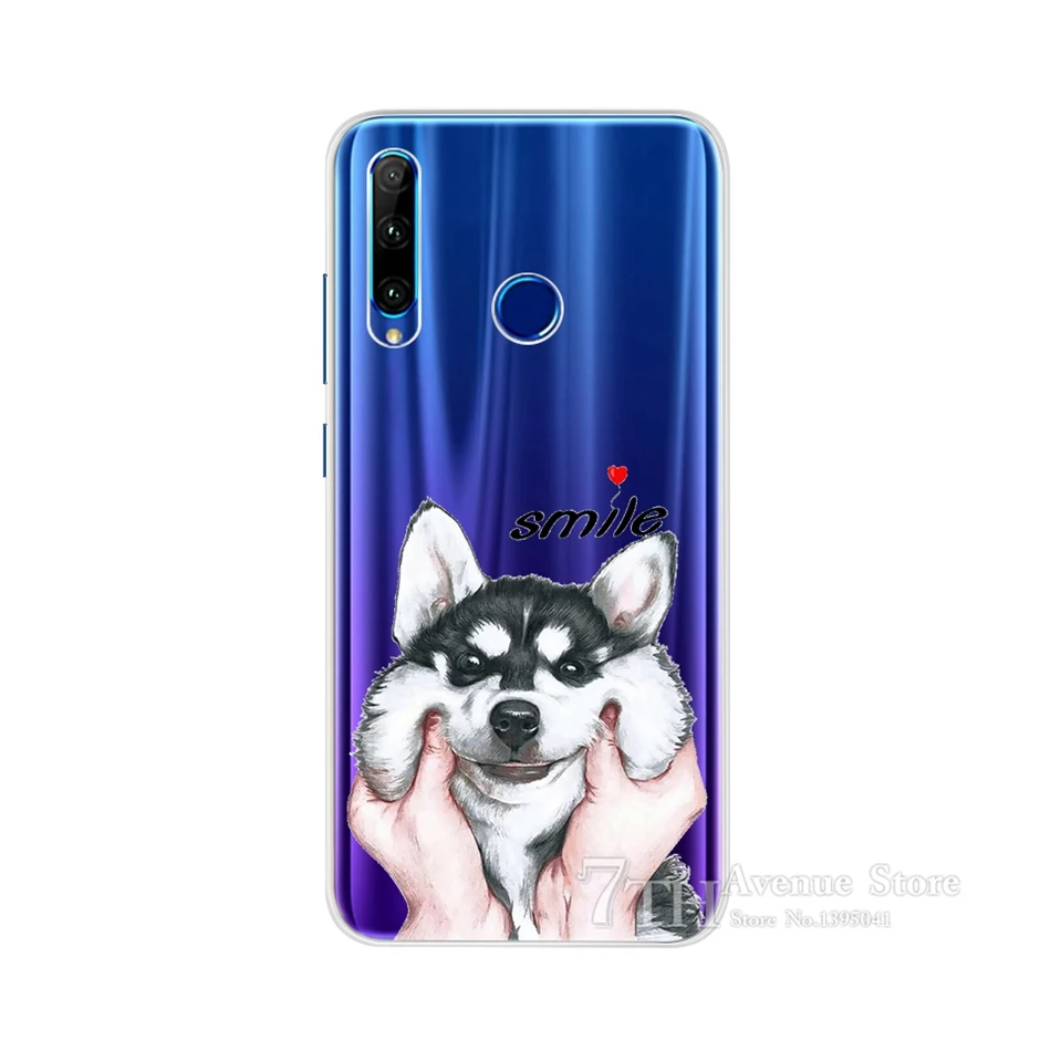 Слоновая кость Чехол для Honor 10i, мягкий силиконовый чехол с мультипликационным принтом для Huawei Honor 10i HRY-LX1, HRY-LX1T, задняя крышка, чехол для телефона Honor 10i 10 i 6,21" - Цвет: Слоновая кость