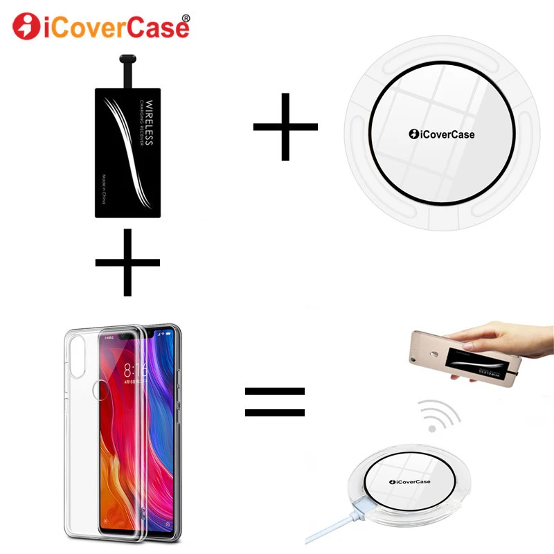 Qi Беспроводное зарядное устройство для Xiao mi 8 SE 8se чехол телефона power Bank зарядный