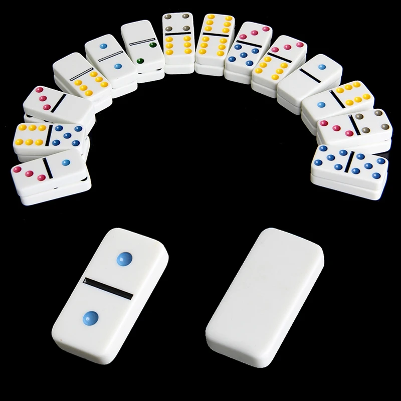 Деревянная коробка домино игрушка игровой набор 28 двойной 6 путешествия для Для