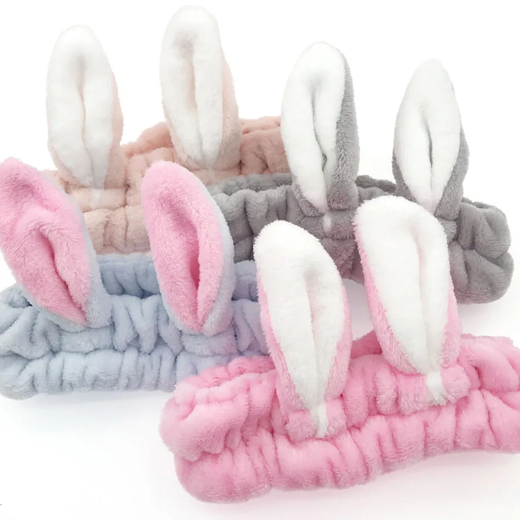 Ladies Twist Knot Headband Elastic Head Wrap Turban Rabbit Hair Band |
