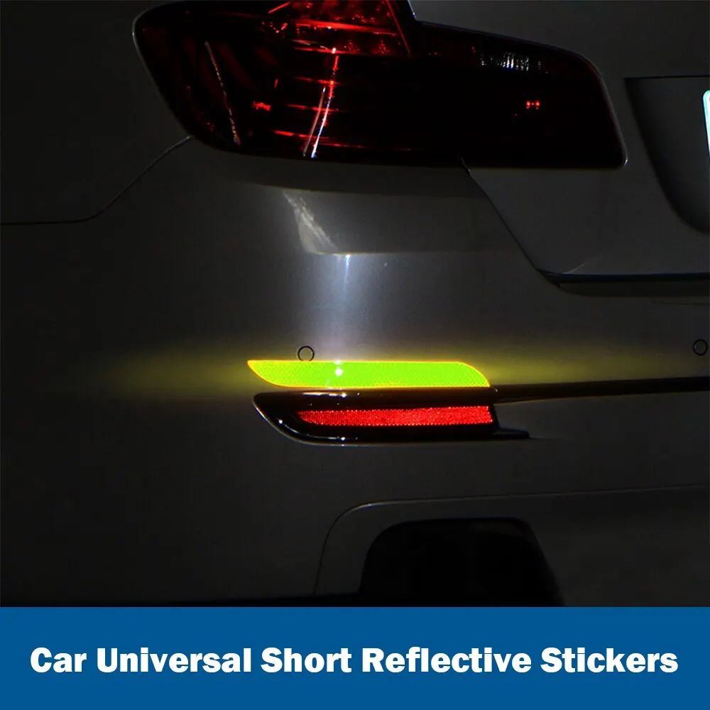2 шт. универсальный упор для Светоотражающая наклейка автомобиля Предупреждение