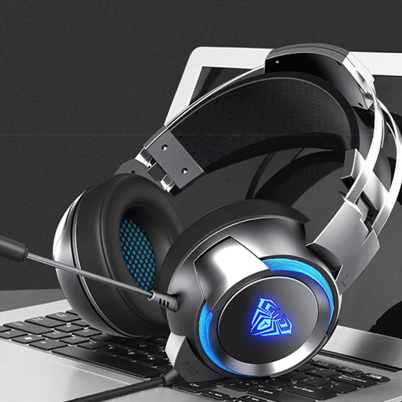 Игровая гарнитура для киберспорта USB 7 1 с подсветкой|Наушники и гарнитуры| |
