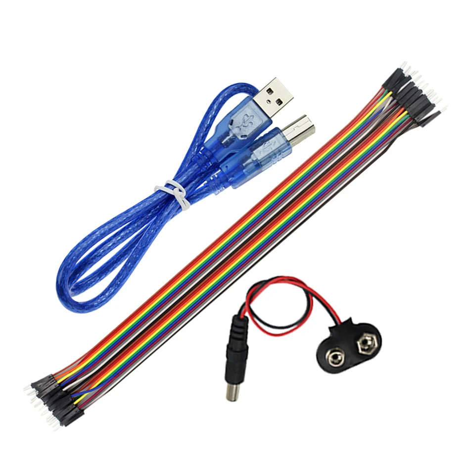 UNO R3 Starter Kit мини макет светодиодный Перемычка кнопка для Arduino Diy RC игрушки комплект