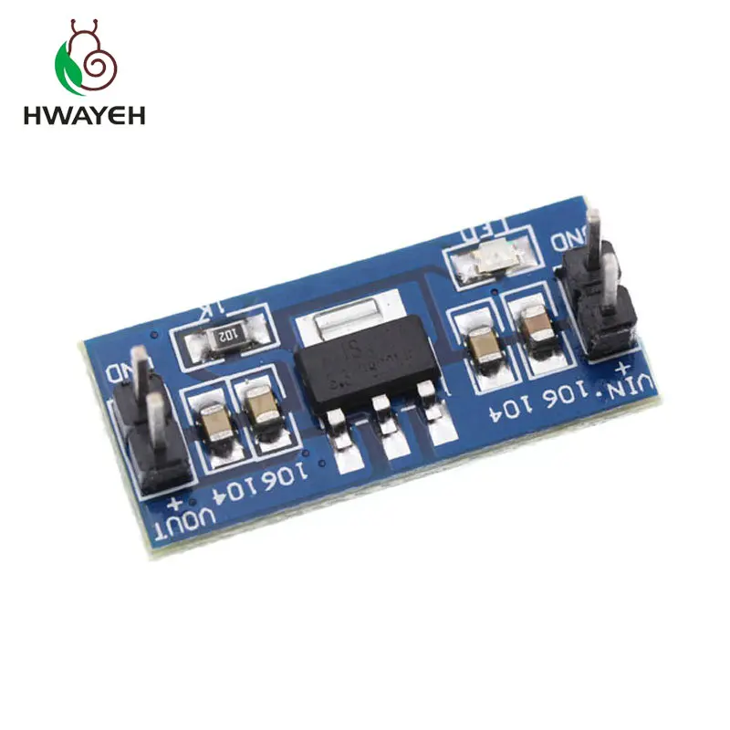 10 pcs AMS1117 5V (4.5-7V) Turn To 3.3V DC-DC Step down Power Supply Buck Module For Raspberry pi |