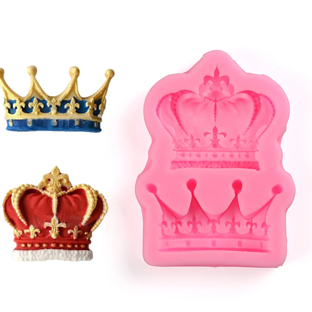Принцесса Королева короны 3D Силиконовая форма помадка торт кекс украшения