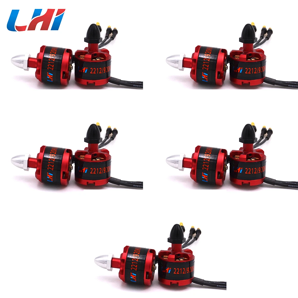 LHI 2212 920kv бесщеточный Двигатель (5CW и 5ccw) для F330 F550 X525 multirotor Quadcopter Дрон Квадрокоптер