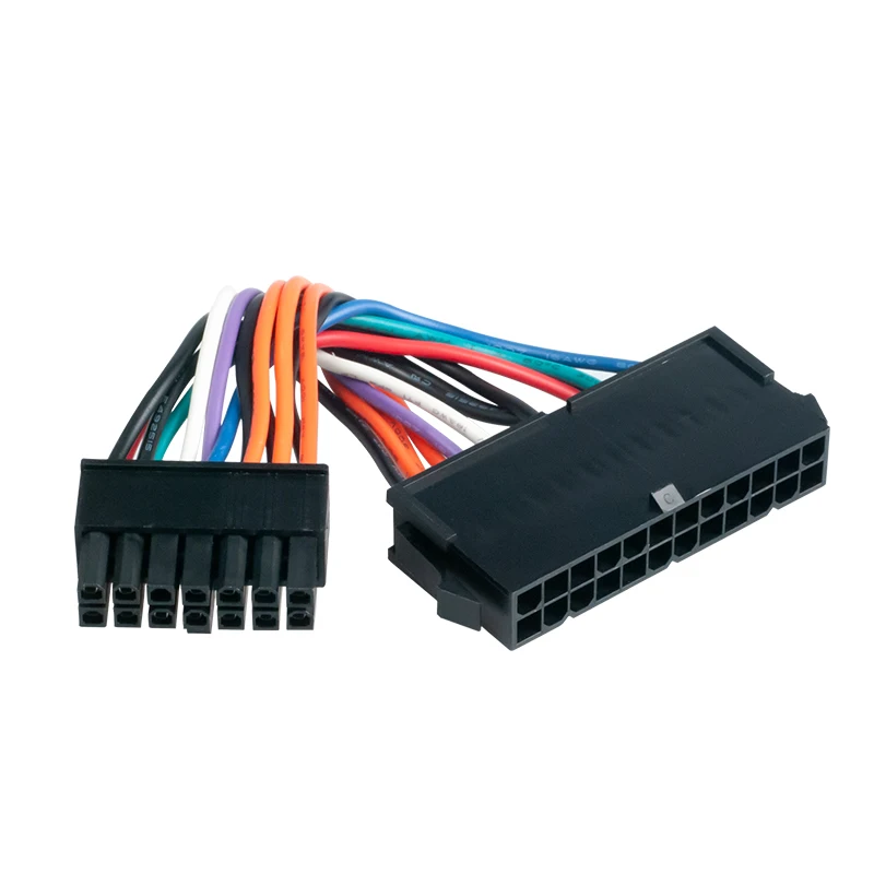 Кабель питания RGEEK 10 см провод 18AWG ATX 24 контакта на 14 контактов кабель адаптера для