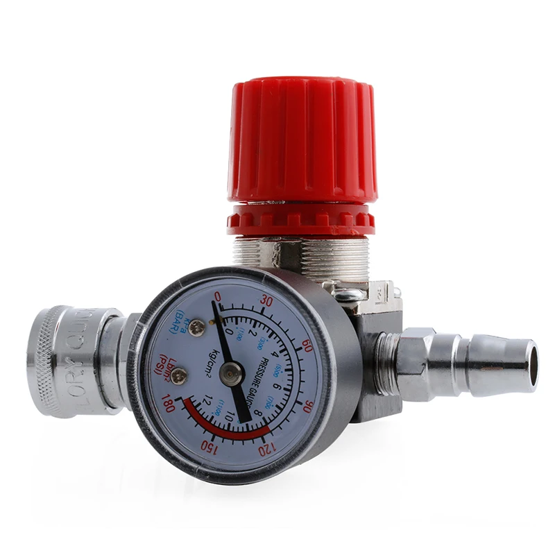

AIMOMETER 1/4" Air Compressor Regulator Pressure Switch Control 180PSI Relief Valve Gauges