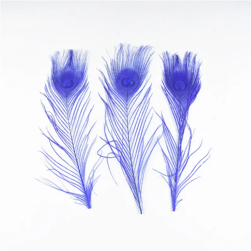 Лидер продаж натуральные Окрашенные Перья павлина 20 шт./лот 25-32 см украшения