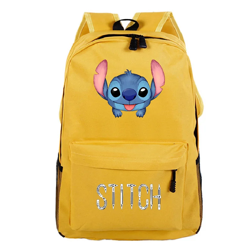 Stitch Men Women Boys Girls Laptop Bags Students Back to School Gift Backpack Fashion Beautiful Popular Pattern Travel Rucksack - Цвет: 6