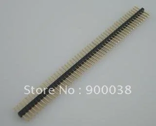 

Free shipping 200pcs by UPS Pin header male 1.27mm pitch straight single row 1x50p Rohs Gold plated