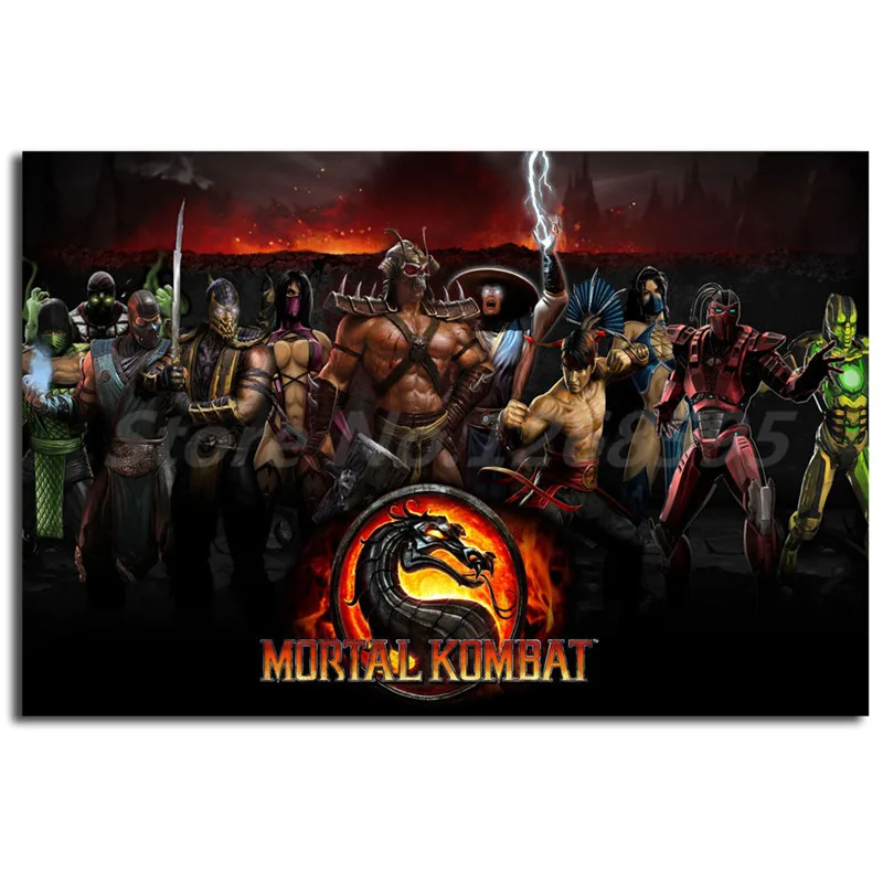 Mortal Kombat Armageddon обои HD холст картина печать гостиная домашний декор Современное