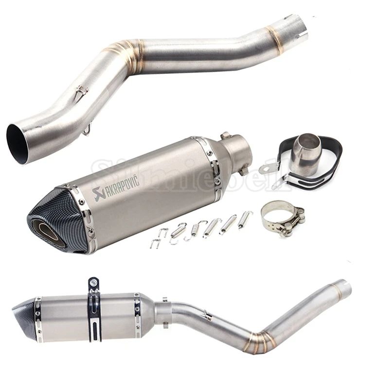Akrapovic выхлопная труба мотоцикла без шнуровки Escape Moto глушитель средняя ссылка с дБ