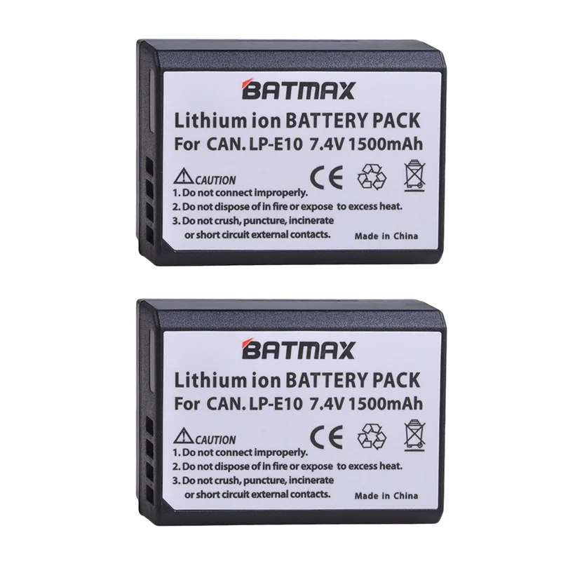 2x1500 мАч LP-E10 LPE10 LP E10 батарея для камеры+ ЖК-дисплей двойной USB зарядное устройство для Canon 1100D 1200D 1300D Rebel T3 T5 KISS X50 X70 - Цвет: 2 Battery