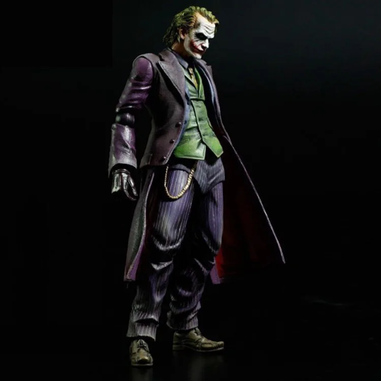 Игрушки KAI Batman The Dark Knight Joker PVC Коллекционная модель игрушки 25 см|Игровые фигурки и