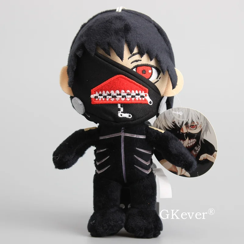 4 стиля Токийский Гуль Kaneki Кен сидя плюшевые игрушки мягкие куклы 18-20 см куклы ужасов