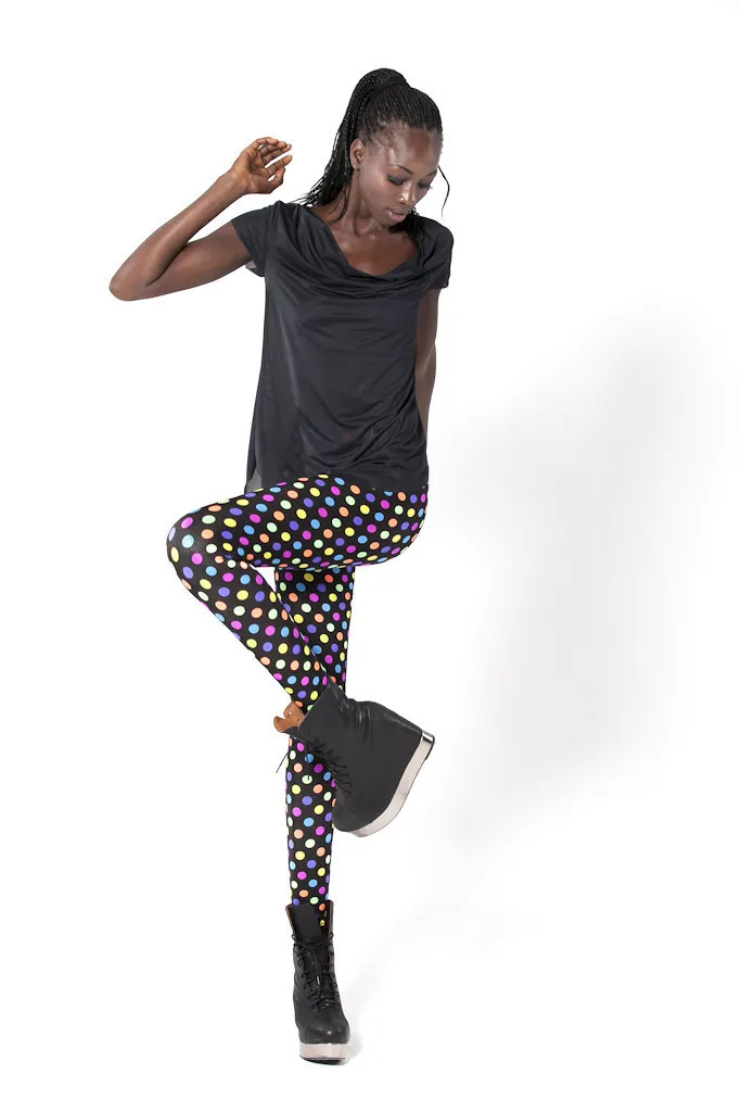 2016 Горячая Новинка женские леггинсы черные молочные цифровые небесные цвета