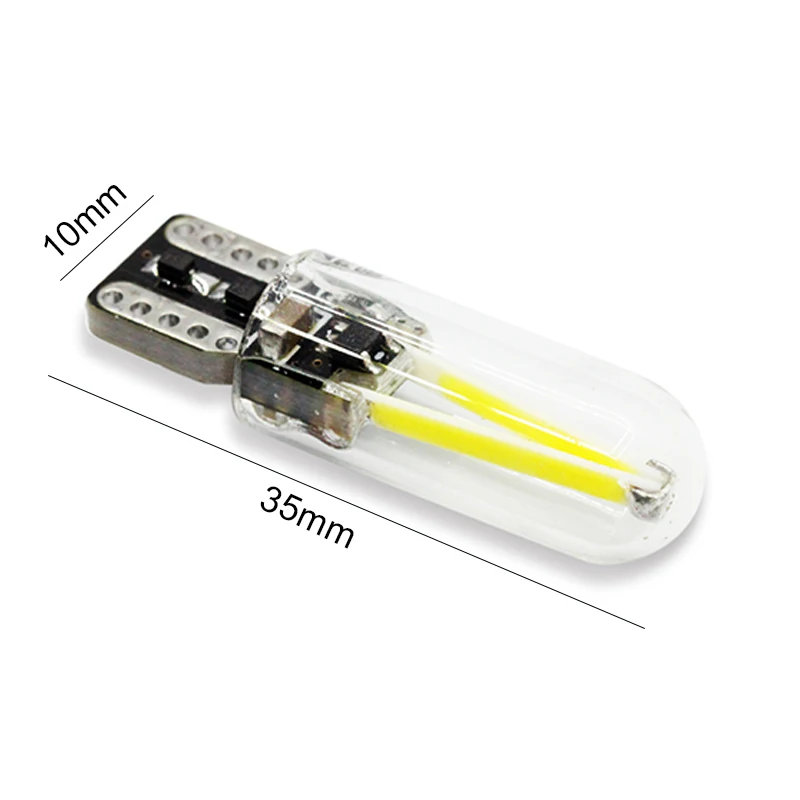 1 пара Автомобильные светодиодные лампы T10/W5W Canbus 194 168 COB 360 градусов 8 28 в DC|led light car