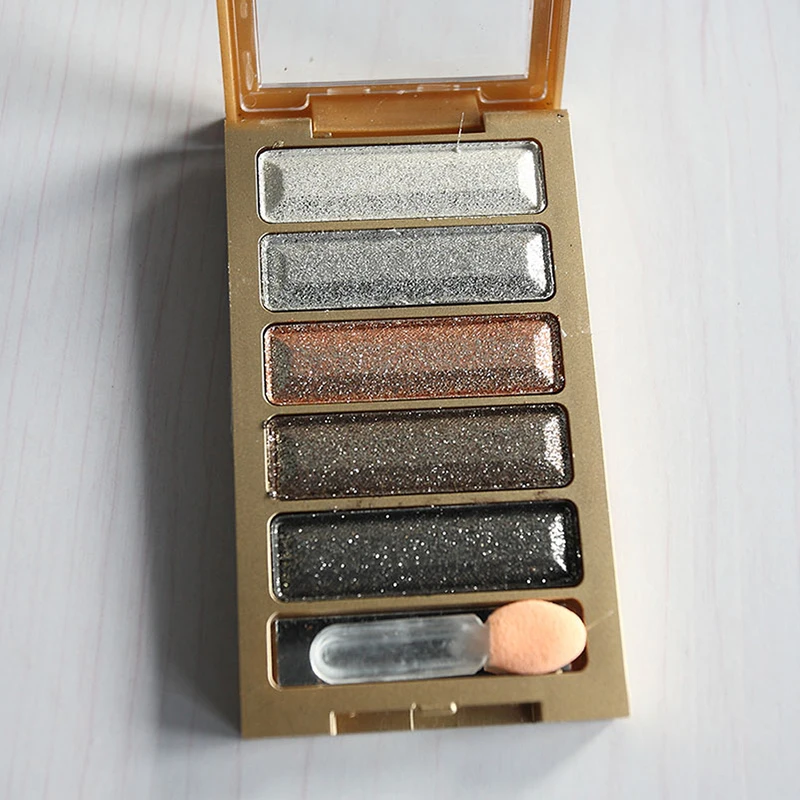 5 цветов макияж тени для век Палетка с дымчатыми оттенками косметические матовые